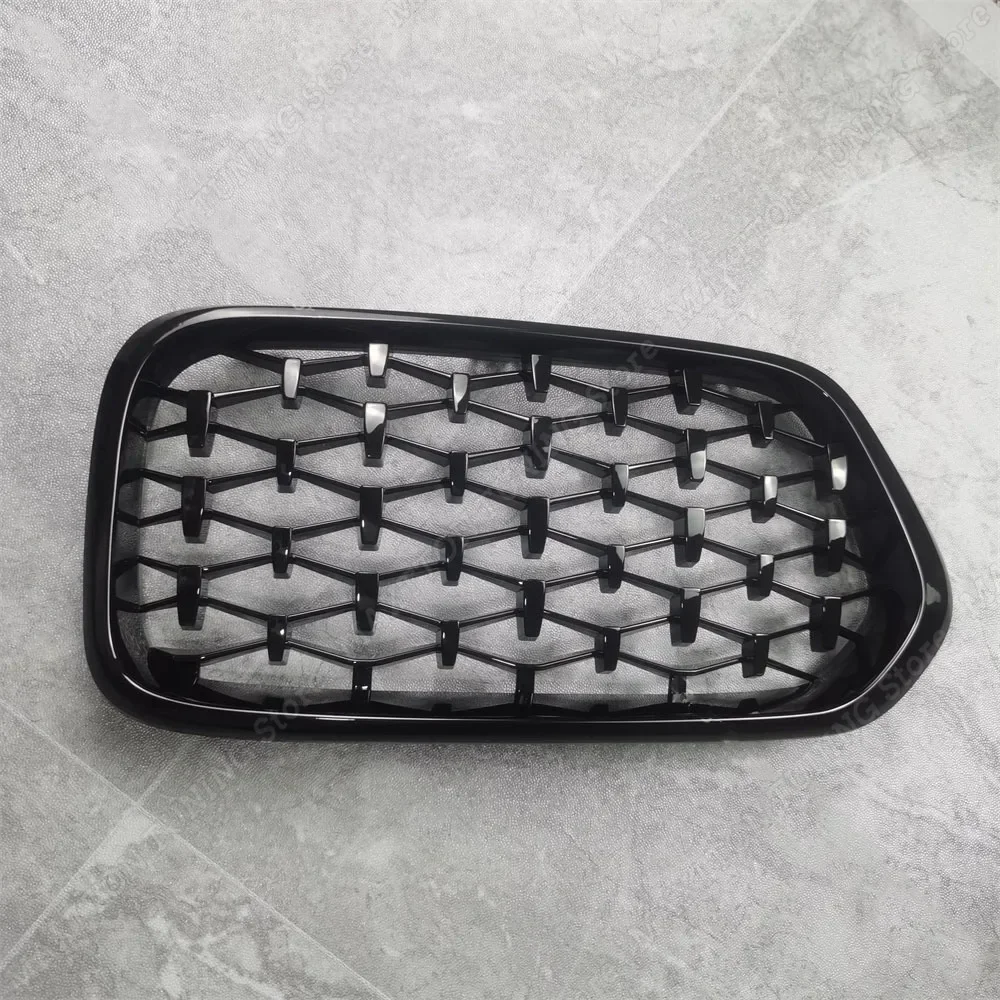 Inserti Griglia Anteriore Per BMW X2 F39 2018-2021 - Copertura Paraurti Nero Brillante, Facile Montaggio - Foto 4