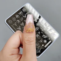 nail art stamping plates  template flowers image plate zjoys series nail printing tools 9.5*14cm 1