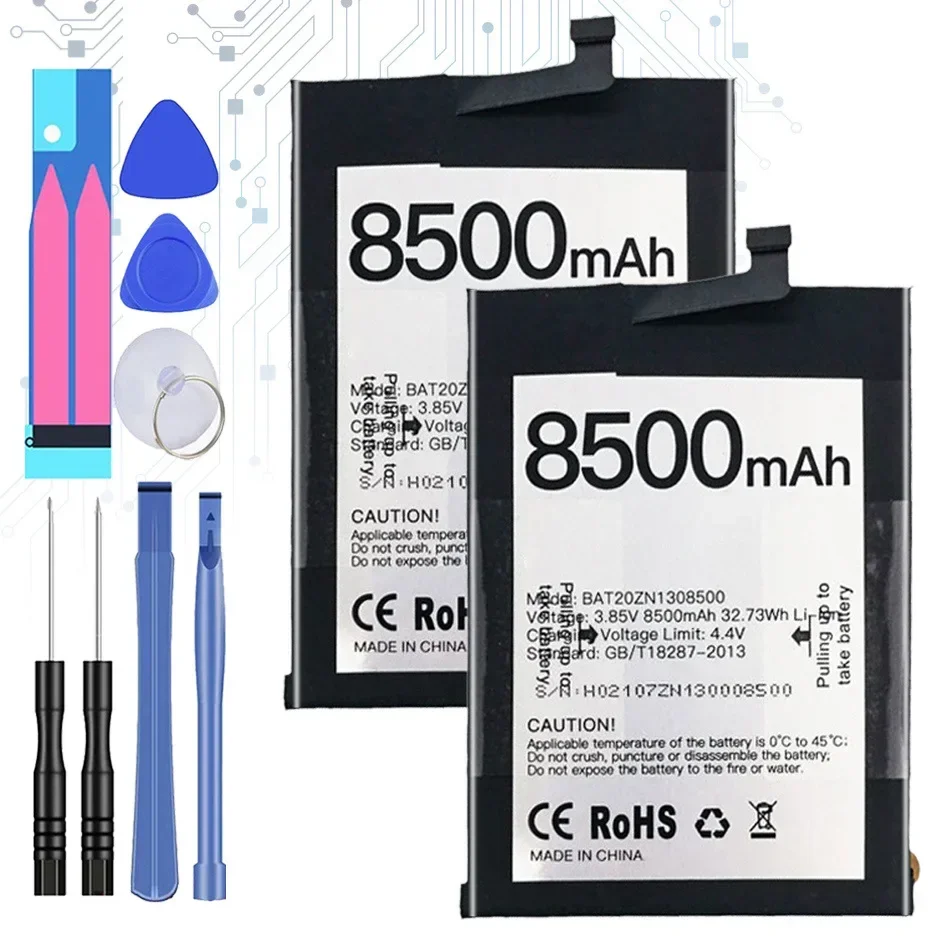 

Сменный аккумулятор для Doogee S86 , S86 Pro , S86Pro, BAT20ZN1308500 , 8500 мАч