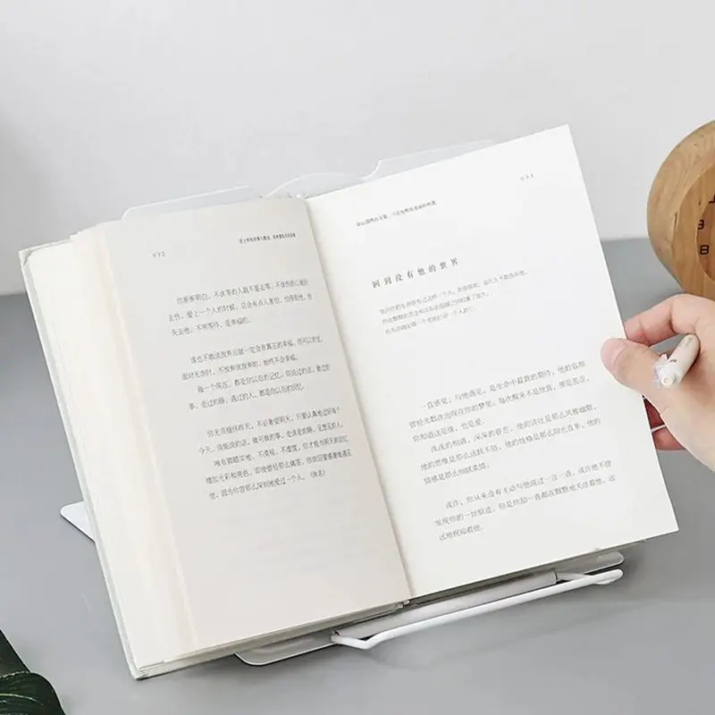 Plastic Clip Typing Paper Holder Document Adjustable Computer Book