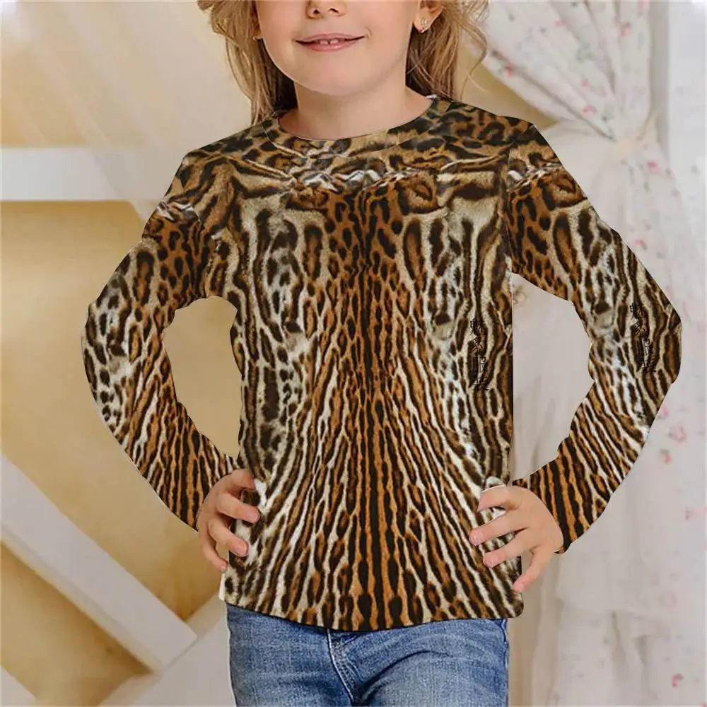 Girls Leopard Print Tee 6
