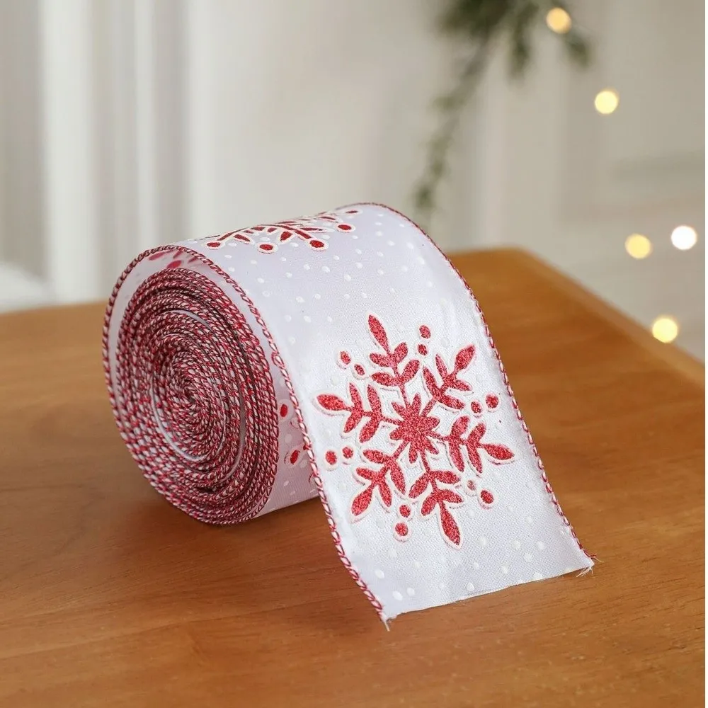 Christmas Satin Ribbon Polyester Gift Box Decoration