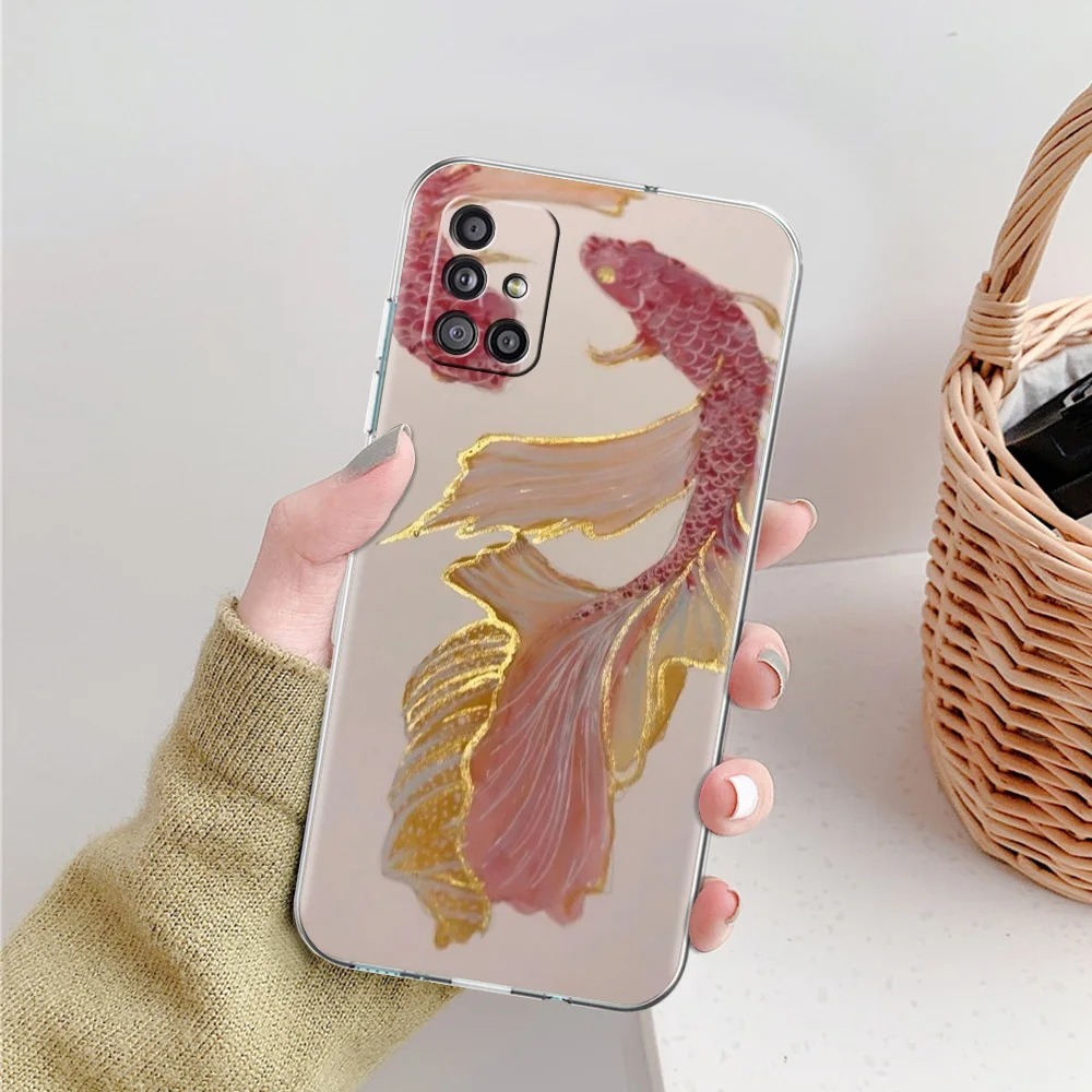 Floral Fantasy Fairy Fish Phone Case Cover