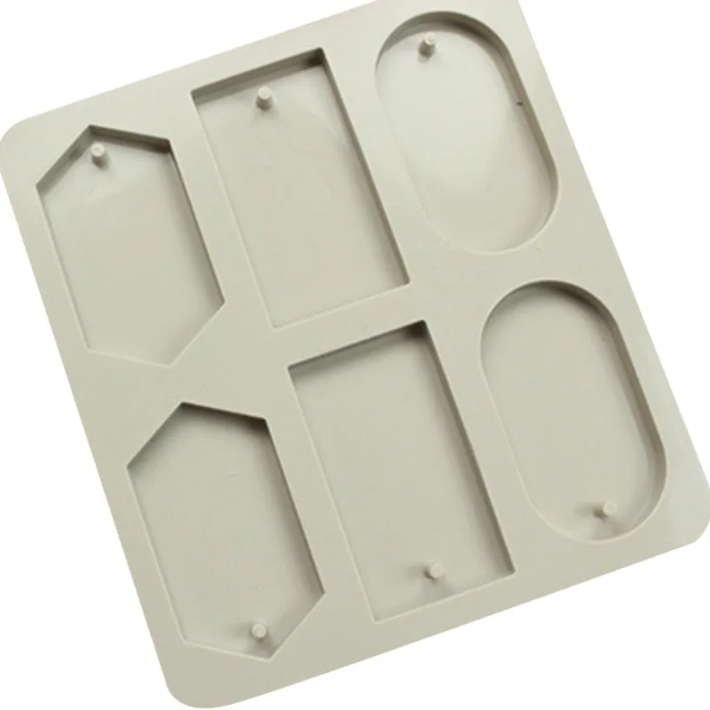 Silicone Candle Mold DIY Soy Candles Aroma Wax Tablets Mould Handmade Dried Flowers Aroma Wax Tablets 6 Holes Silicone Mold Soap Making Accessories
