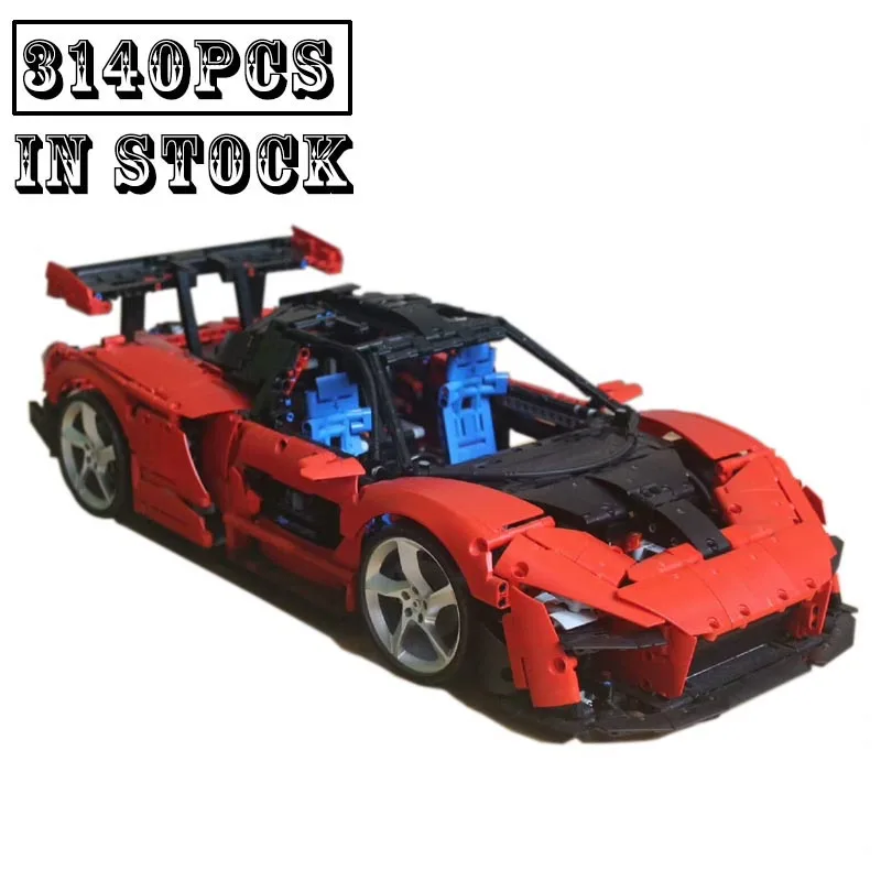 

Новинка 3140 шт. Модель гоночного автомобиля MOC- Senna техническая модель 42143 строительные блоки Обучающие игрушки для мальчиков и девочек подарок на день рождения
