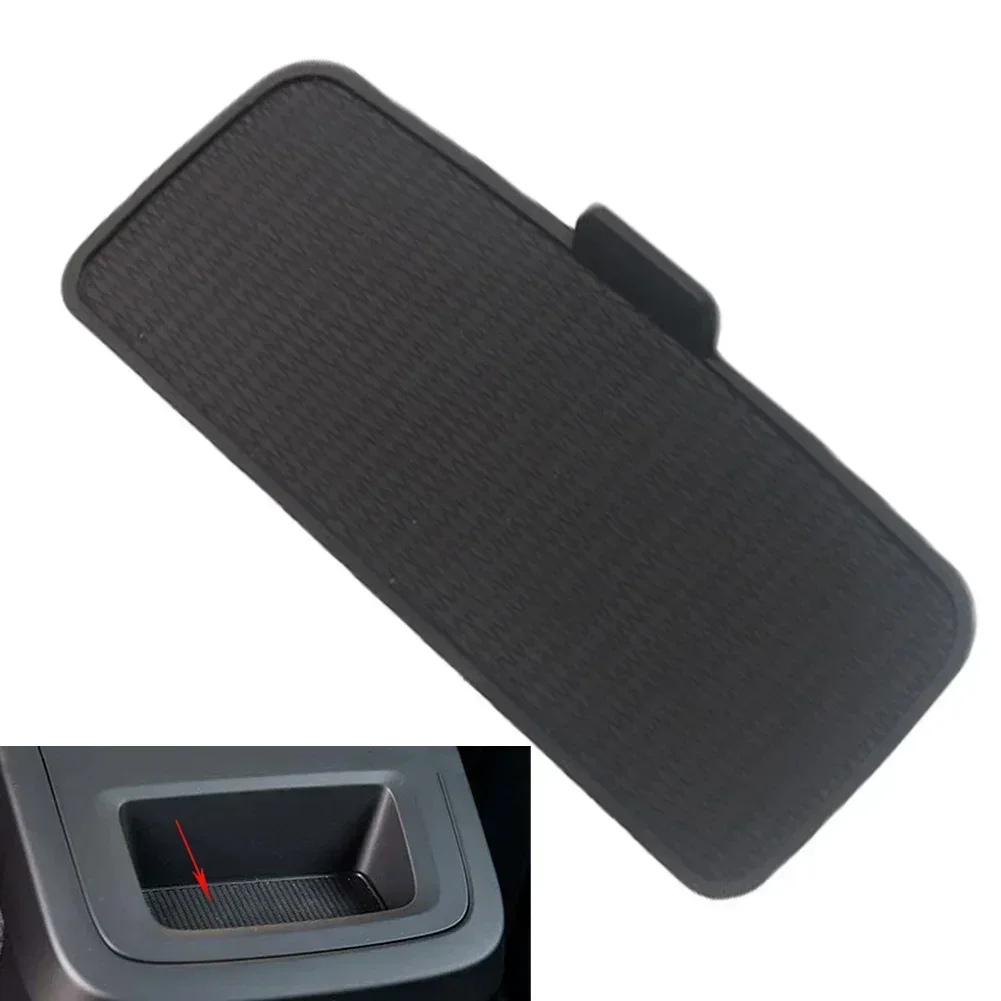 Car Interior Organizer For Volvo XC60 XC90 V90 S60L S90L Rear Armrest Storage Tray Water Cup Rubber Bottom Pad Anti Slip Trim Mat 31389183 Accessories
