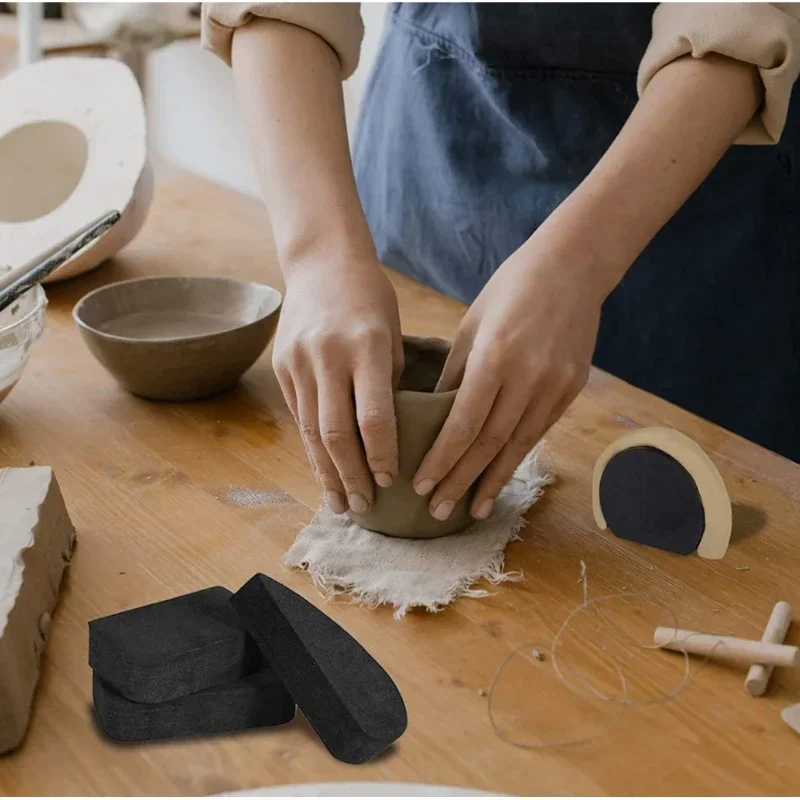 12 Pcs Pottery Mug Handle Molds Set - DIY Clay Ceramic Tools For Making Coffee Cup Handles