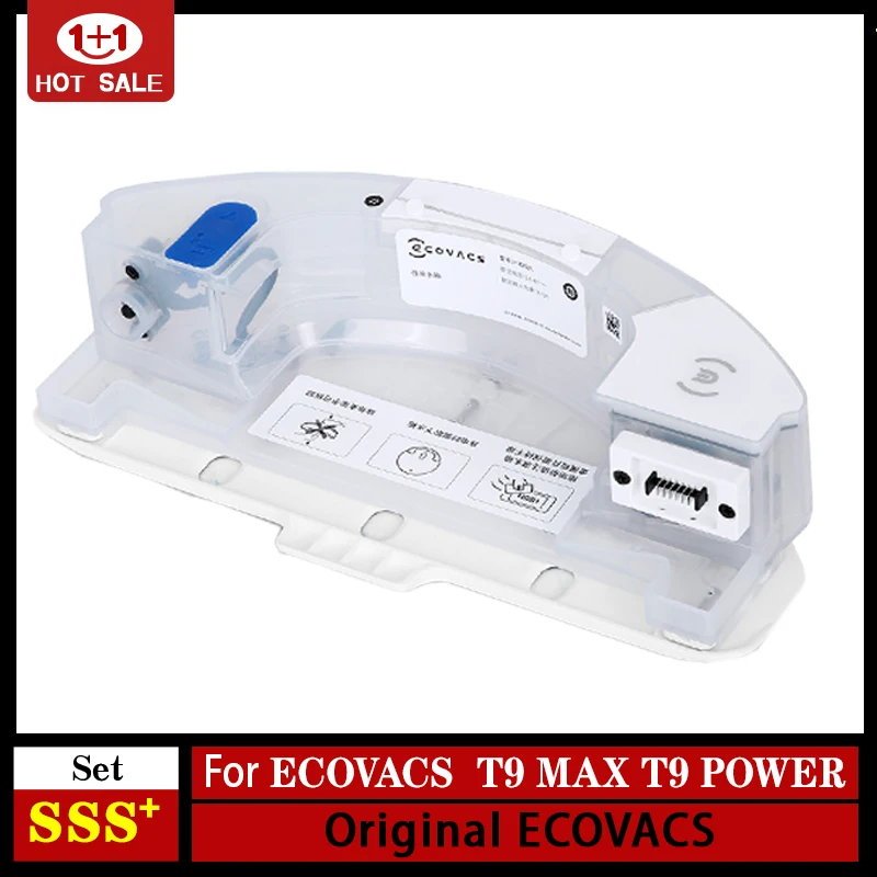 ECOVACS Deebot OZMO T9 MAX T9 POWER 오리지널 물 탱크, OZMO 프로 부품, 로봇 진공 청소기 교체 부품