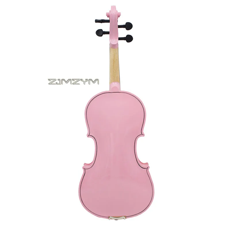 4/4 Full Size Acoustic Violin Basswood Multicolor Optional Fiddle for Beginners Professional Musical Instrument