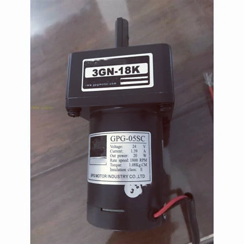 

100% New High Quality 24V20W DC Motor / Reducer Motor / Brushed GPG-05SC / 3GN-40K Cross Gate Motor
