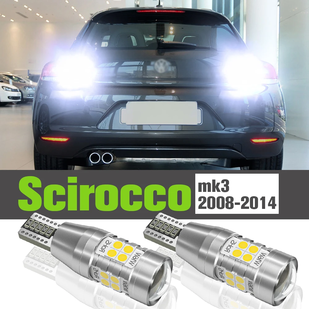 2x LED Reverse Light Accessories Backup Lamp For VW Volkswagen Scirocco