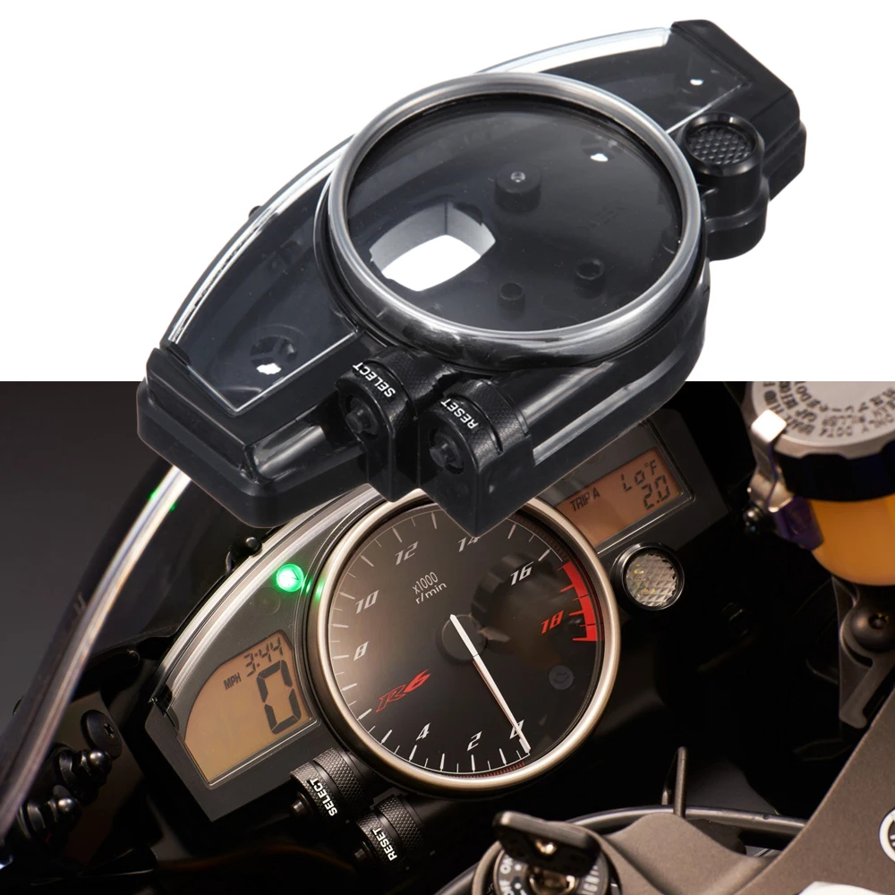

Speedometer Instrument Case Gauge Odometer Tachometer Housing Cover For YAMAHA YZF R1 2004-2006 YZF R6 2006-2007 R6 2008-2016