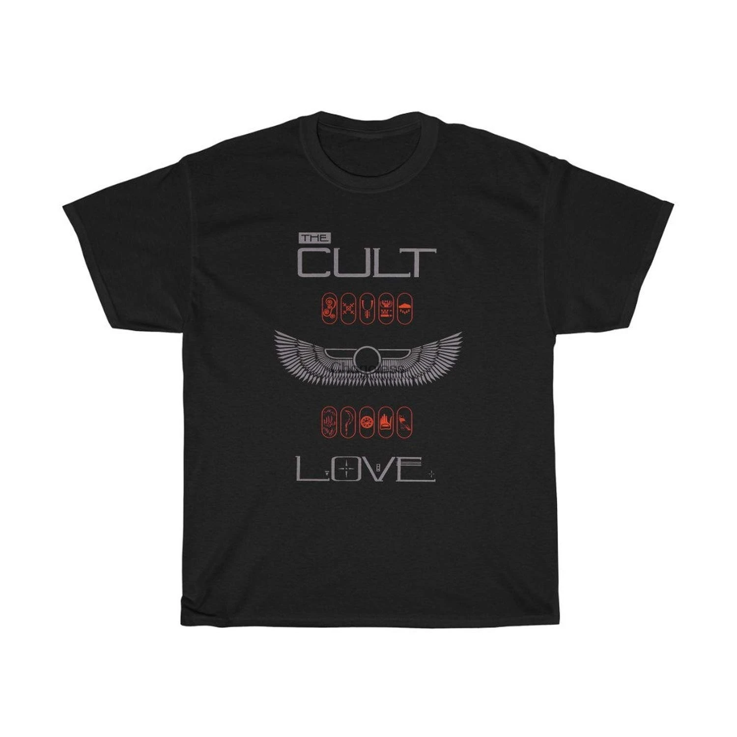The Cult Love Album Band T Shirt Dmn Vintage Black
