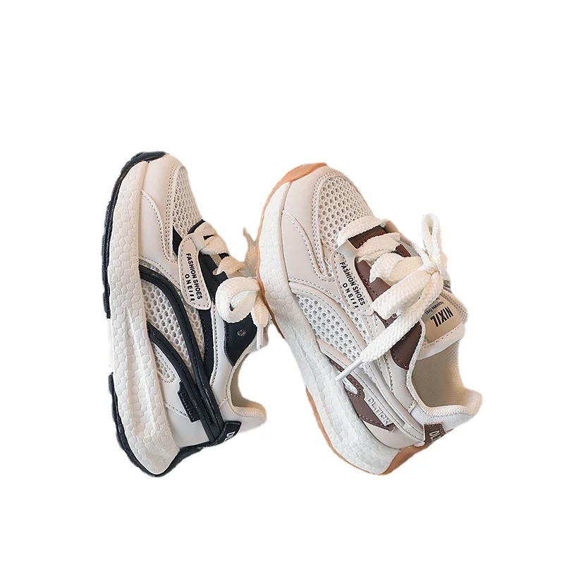 

Size 22-25 Baby Toddler Shoes For Boys Girls Breathable Mesh Little Kids Casual Sneakers Non-slip Children Sport Shoes