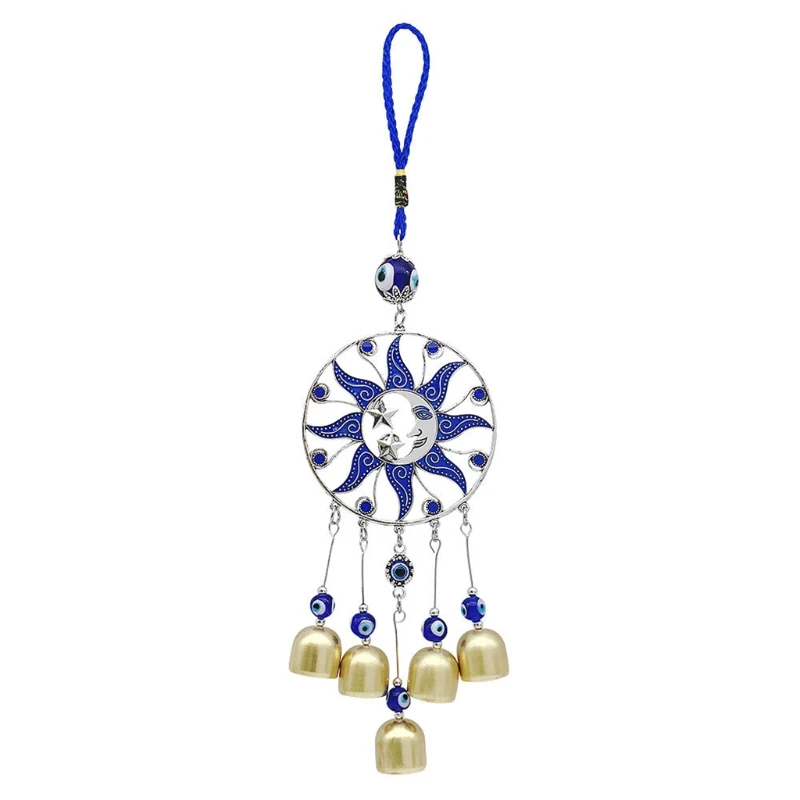 367A for Creative Evil Eyes Windchime Wind Bells Handcraft Pendant Home Garden Hanging Decoration Ornaments 3