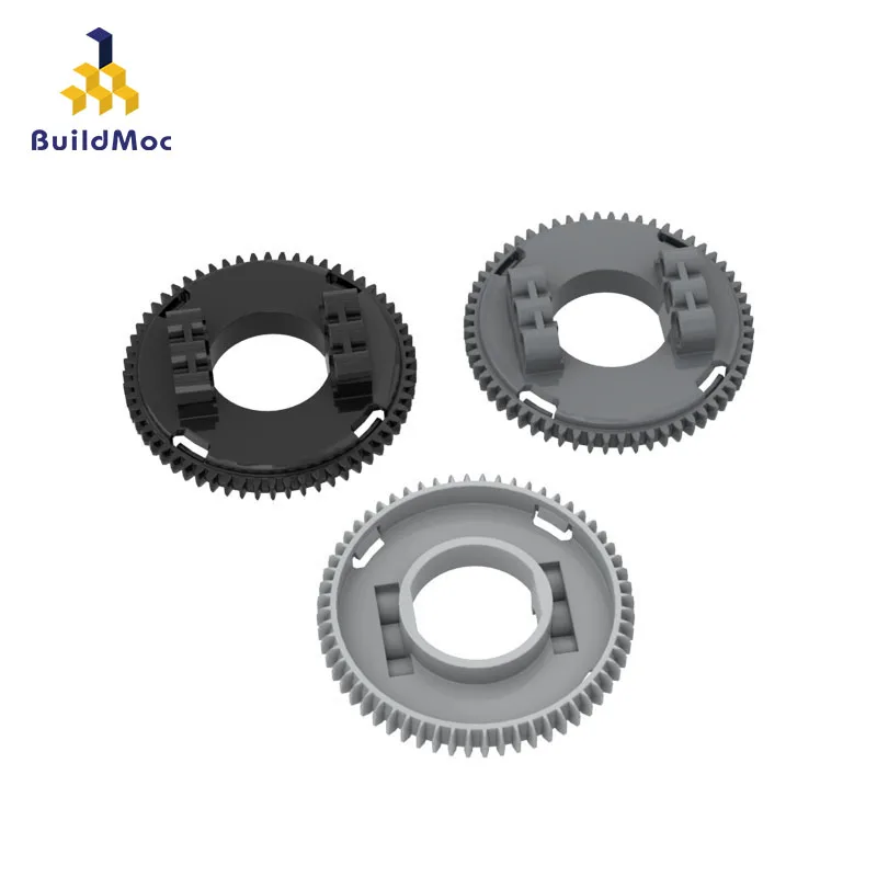 Конструктор MOC 1 шт., сборные детали 18938, верхняя часть 60 зубьев, большие поворотные настольные кирпичи, строительные блоки, высокотехнологичные игрушки «сделай сам»