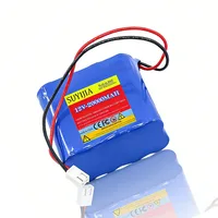 Batterie au lithium 12V 20000mAh 18650 D50B pour bateau à appât GPS, interphone d'ascenseur, sonnette vidéo, lumière d'urgence 2