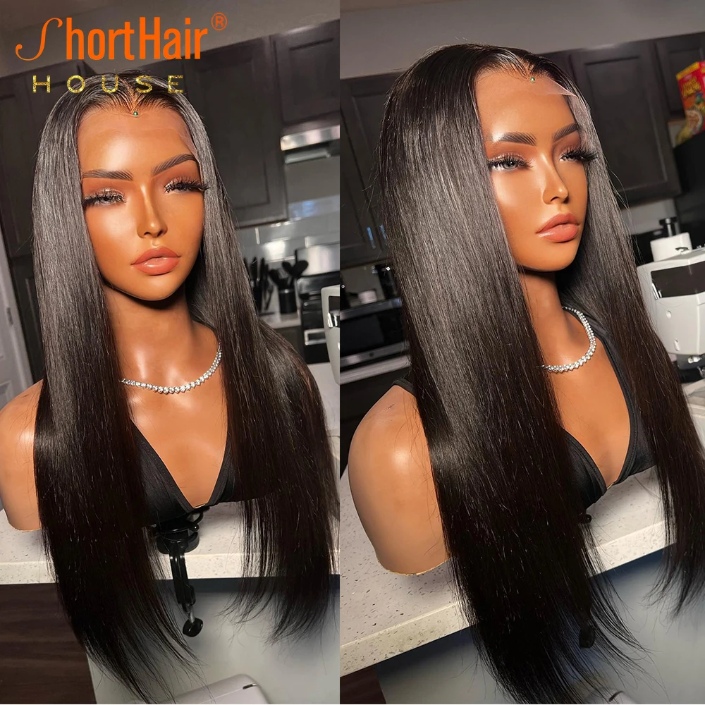 DELHELHAIR Echthaar-Perücke Mit Spitzenfront – Brasilianisches Remyhaar, 150% Dichte, HD Transparent, Für Schwarze Frauen