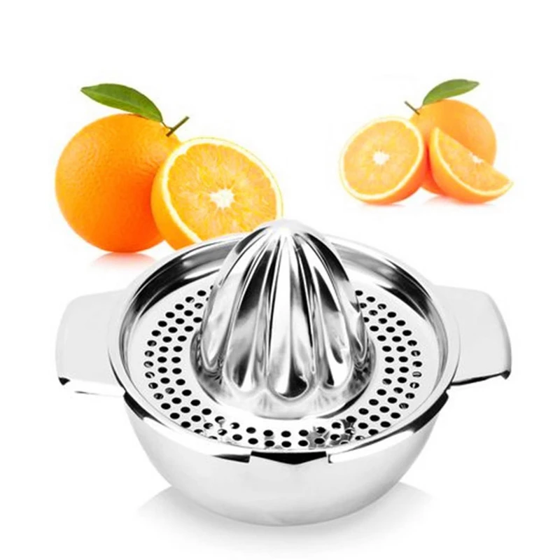 Stainless Steel Lemon Squeezer Manual Juicer For Orange Lemon Squeezer Reamers Fruit Vegetable Cup Kitchen Tool
