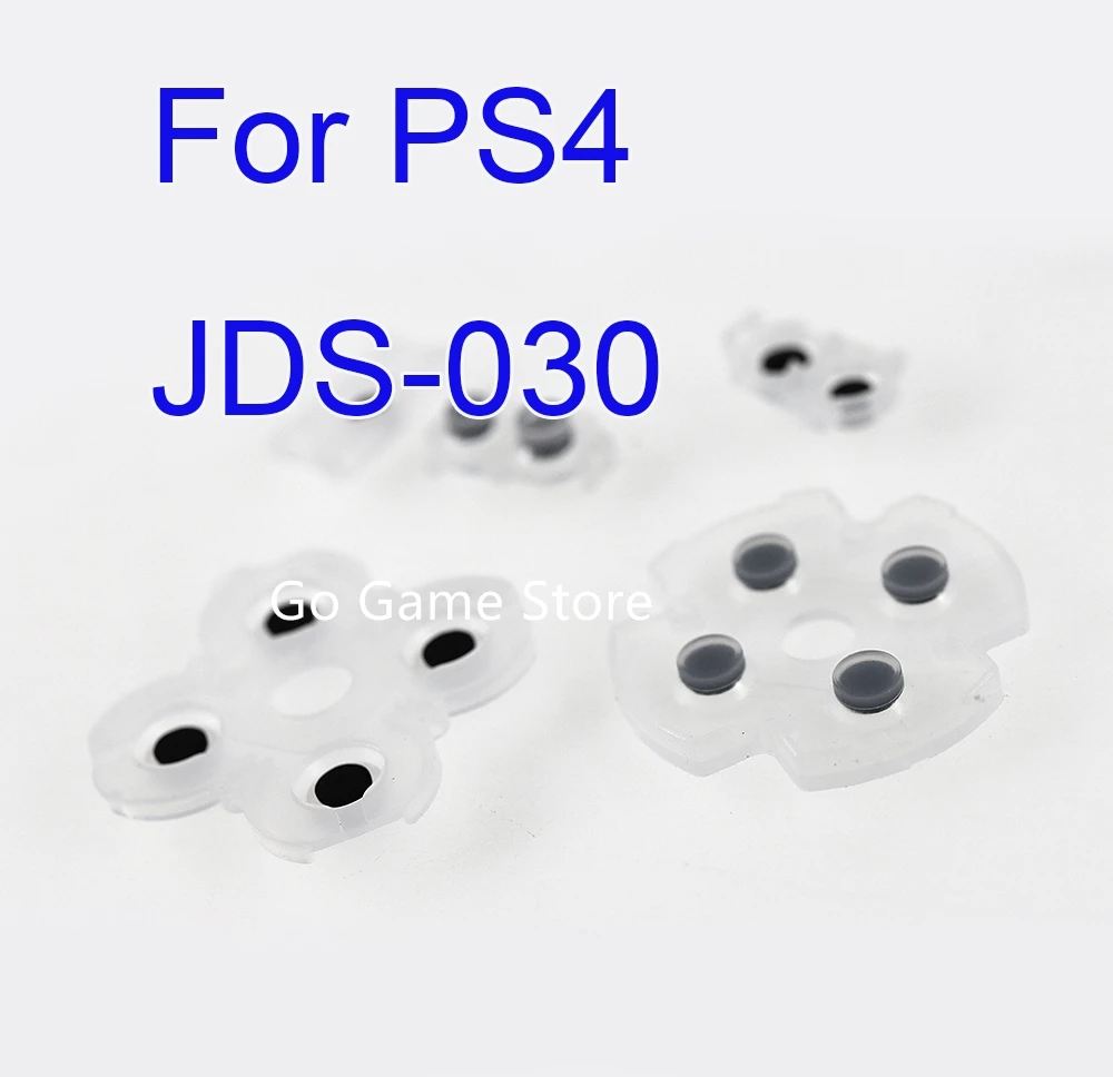 1Set Per Controller Ps4 Jds-030 Jdm-030 Nuova Versione Pulsante Adesivo In Gomma Conduttiva Siliconica