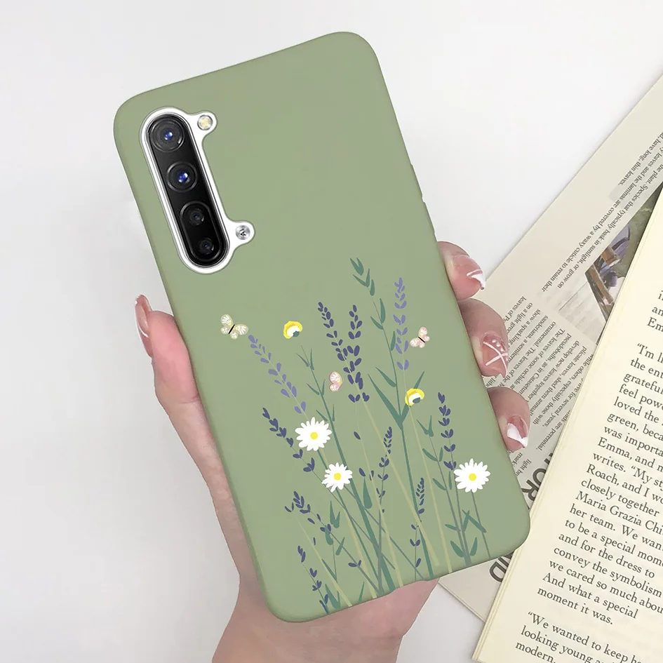 Stylish Sunflower & Daisy Matte Soft Silicone Protective Phone Case