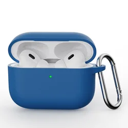 Vibrant Silicone Earphone Protective Cover - Airpods 4 (Lake Blue)