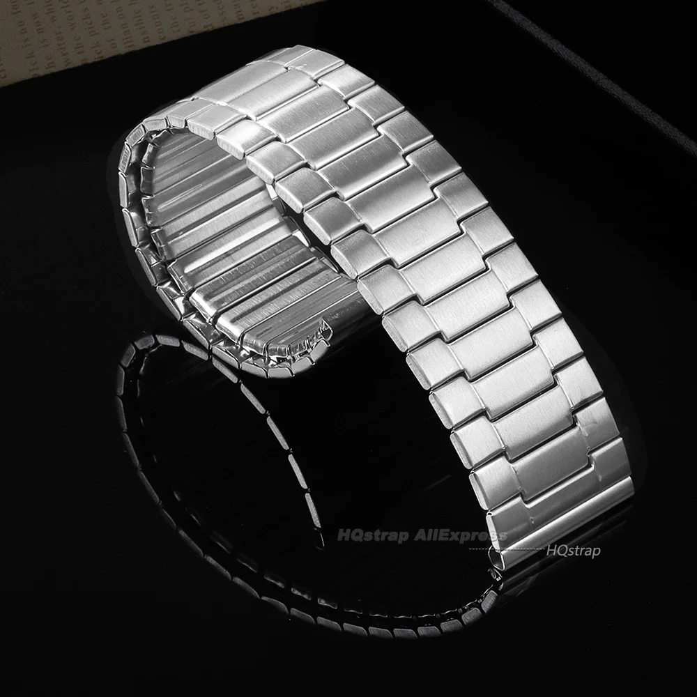 Universal Elastic Metal Expansion Watch Band - 22mm Adjustable Strap