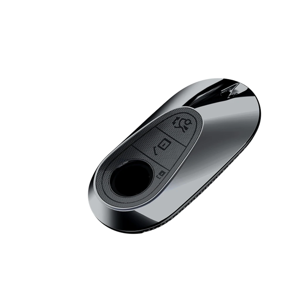 Deluxe Car Remote Key Cover Protector with Keychain for Mercedes Benz C E Class