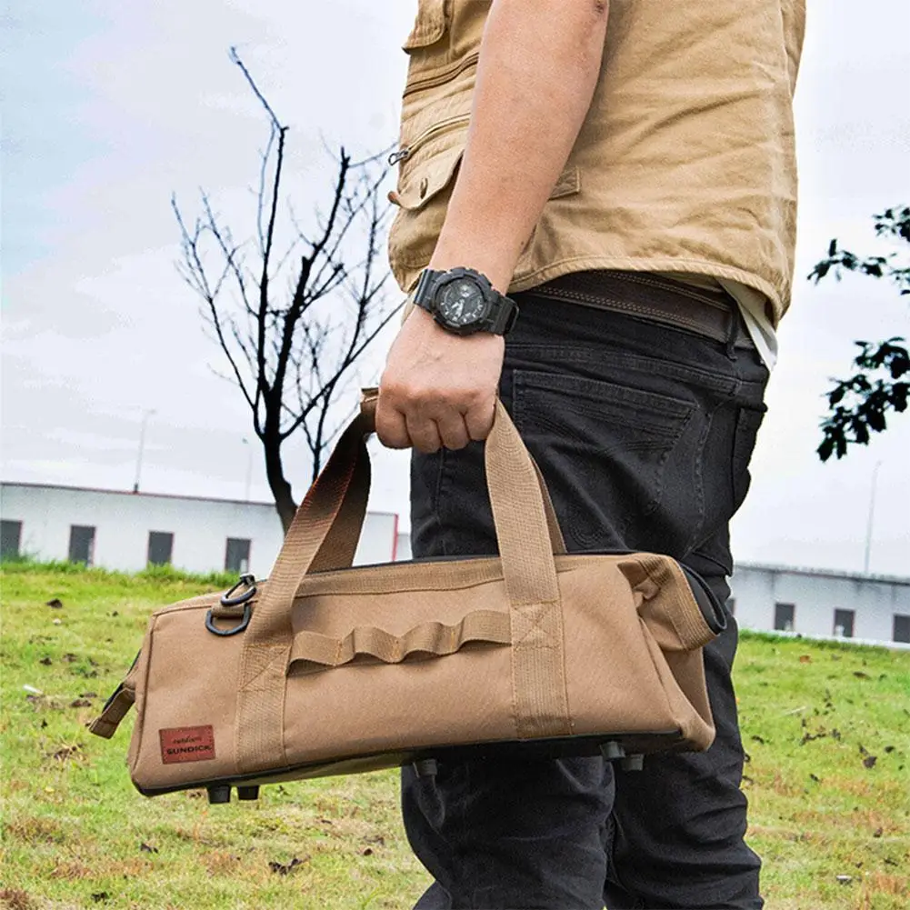 Multipurpose Tool Storage Bag Large Capacity Camping Pack Outdoor Carry Tent Bags Outdoor Drying Camping Bag Box Access H6X2