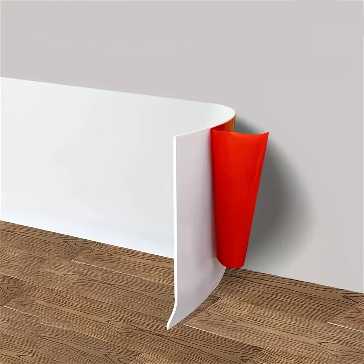 1 יחידה 1 מטר / 2 מטר / 3 מטר פלסטיק רך PVC חריטה רצפתית חריטה עצמית גמישה תת-תבנית עיצובית