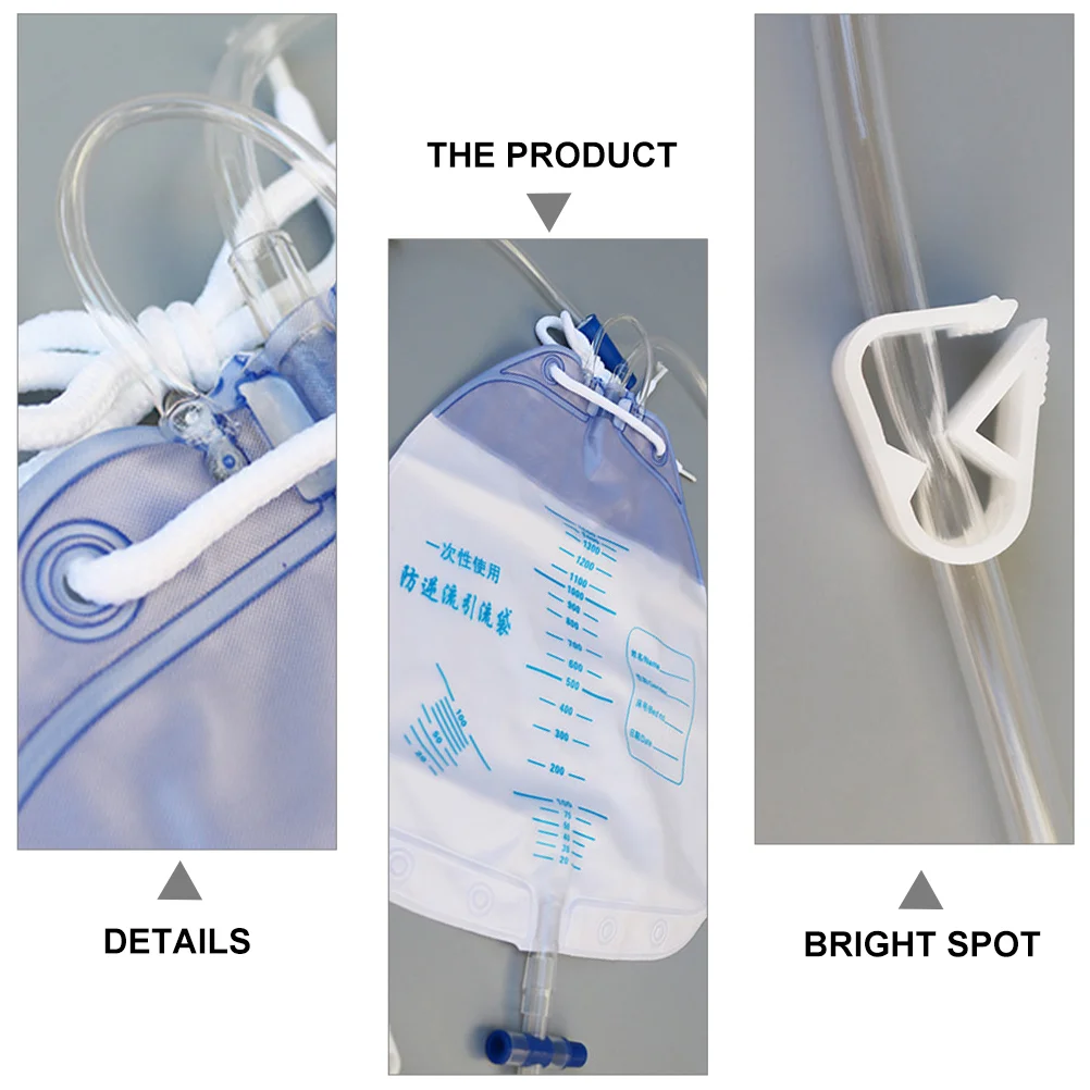 5 Pcs Anti Reflux Urine Bag Elder Urine Bag Disposable Male Female Urological Consumables Health Care