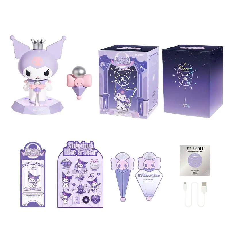 

Cartoon Cute Kawaii Sanrioed Kuromi Genuine Edition New Pattern Creative Stage Bluetooth Speaker Birthday Gift