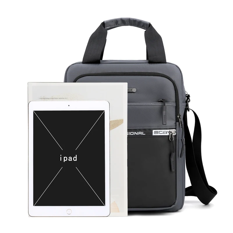 Men's crossbody bag with adjustable shoulder strap, multifunctional handbag for daily commuting, casual outdoor bag