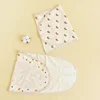 Baby Swaddle Blanket 0-6 Months Strap Protect Belly Baby Sleeping Blanket Wrap for New Born Thin-style for All Season 6