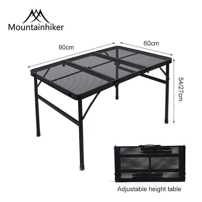 

Mountainhiker Outdoor aluminum alloy folding table adjustable height table multifunctional portable camping table