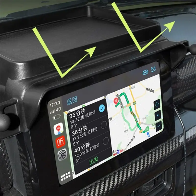 N62R-자동차 중앙 대시보드 수납함 트레이 팔레트 휴대폰 홀더 (짐니 JB64 JB74 2019 2020 2021 2022용)