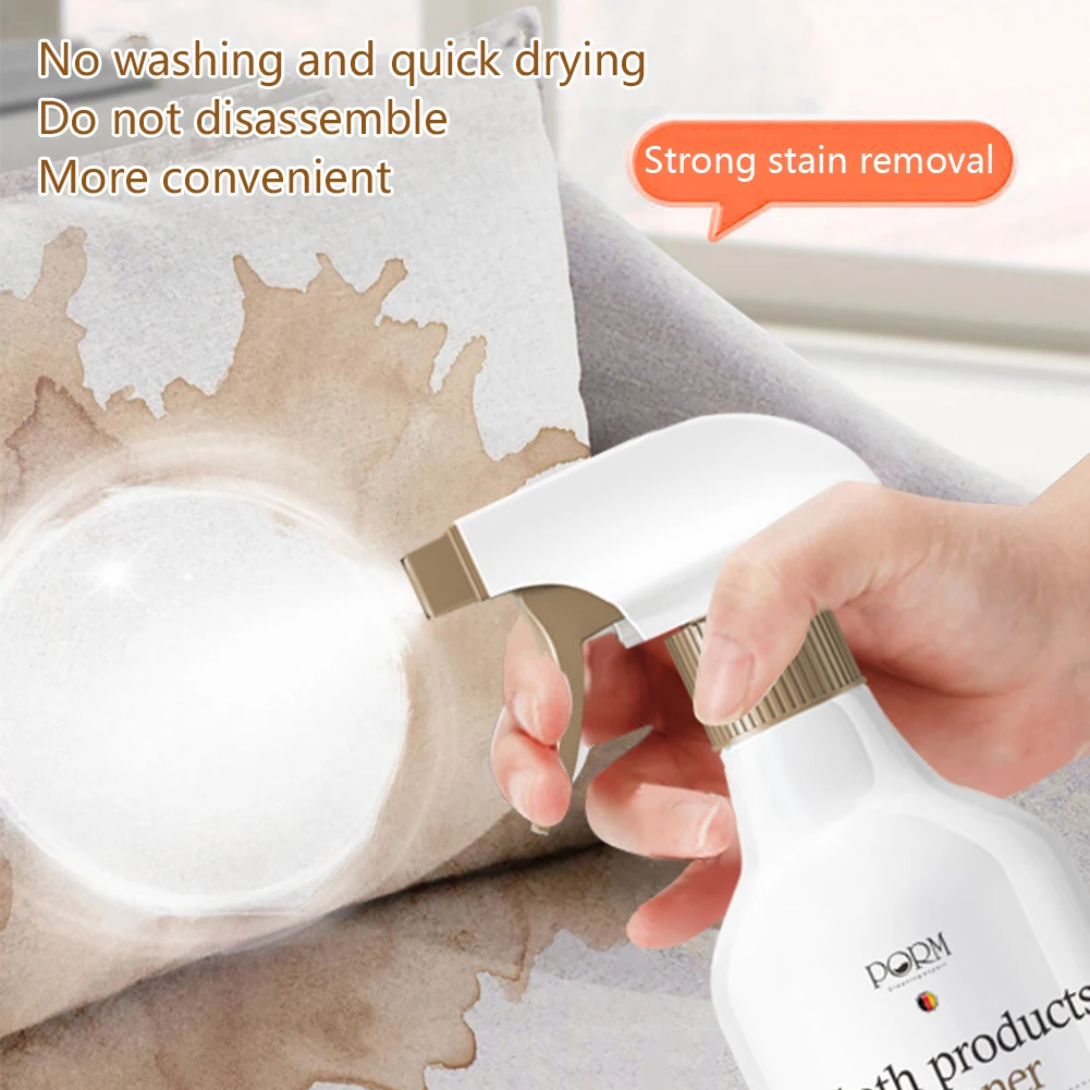500ml Couch Cleaner Safe Lasting Powerful Stains Remover Fabric Sofa Surfaces Spray For Sofas Living Room Office Car Bedroom