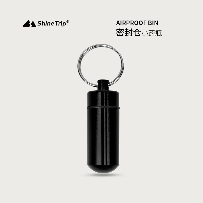 

3piece Aluminum Alloy Waterproof Small Medicine Bottle, Outdoor Waterproof Warehouse, Mini Medicine Box, Portable Storage