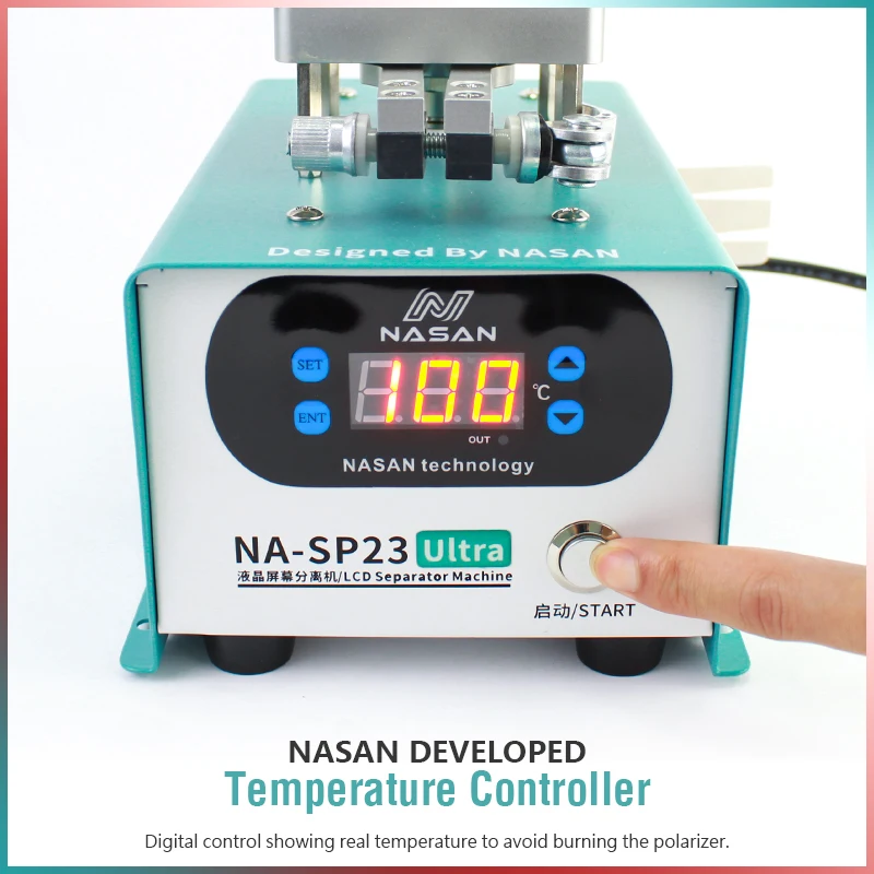 NASAN NA-SP23U LCD Screen Separator Machine Cell Phone Glass Screen Separator Repair Tool 360&deg; Rotation Fixing Built-in Pump