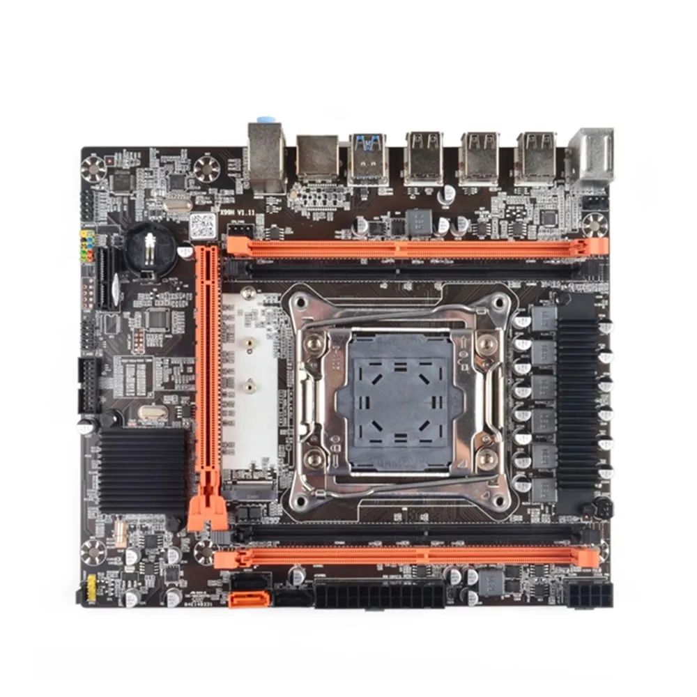 Envinda X99 Slot para Placa-mãe Lga20113 Nvme M.2 Ssd Usb3.0 Suporte Ddr4 Reg Memória Ecc e Processador Intel Xeon e5 v3 v4 - Imagem 6