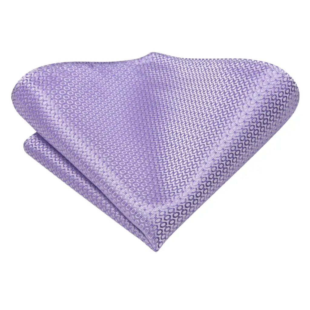 Hi-Tie Purple Solid Elegant Men Tie Sage Green Silk Necktie For Men Hanky Cufflink Wedding Party Business Fashion Brand Designer