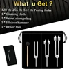 Tuning Forks Set-128 Hz, 256 Hz, 512 Hz,Tuning Forks Perfect For Healing,Chakra,Sound Therapy,Keep Body, Mind And Spirit 6