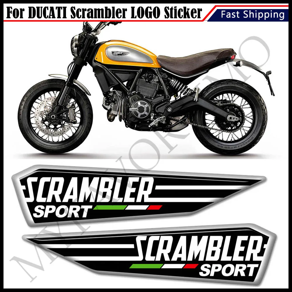 Рисунок 2 - Наклейки на бак для DUCATI Scrambler