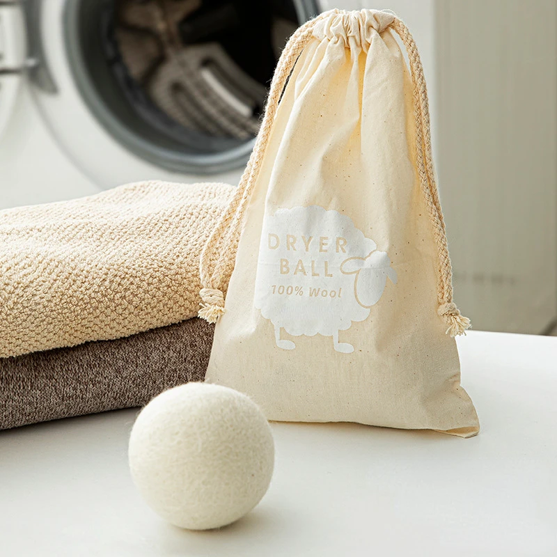 5cm/7cm Reusable Laundry Dryer Wool Ball Household Anti-winding Ball Clothing Quick Drying Artifact Pure Cotton Wool Drying