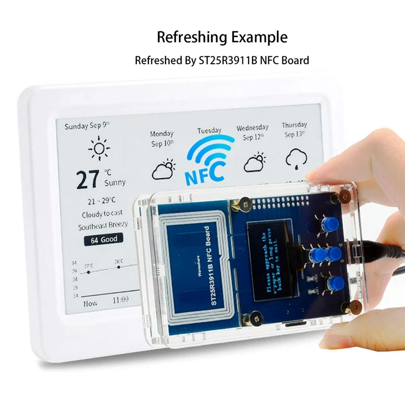 Waveshare NFC      ũ   ÷ ȭ ,  ȵ̵ IOS ۿ, 7.5 ġ, 800X480