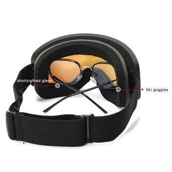 Ski Goggles Men Women Winter Anti-Fog Snow Ski Glasses With Free Mask Double Layers Snowboard Goggles Sports Accessories 5
