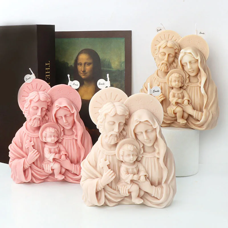 Holy Family Candle Mold 4