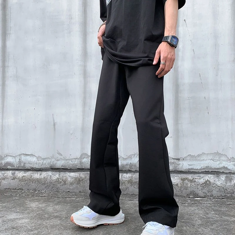 Custom Flare Pants Men's Flared Sweatpants Unisex Slim Fit