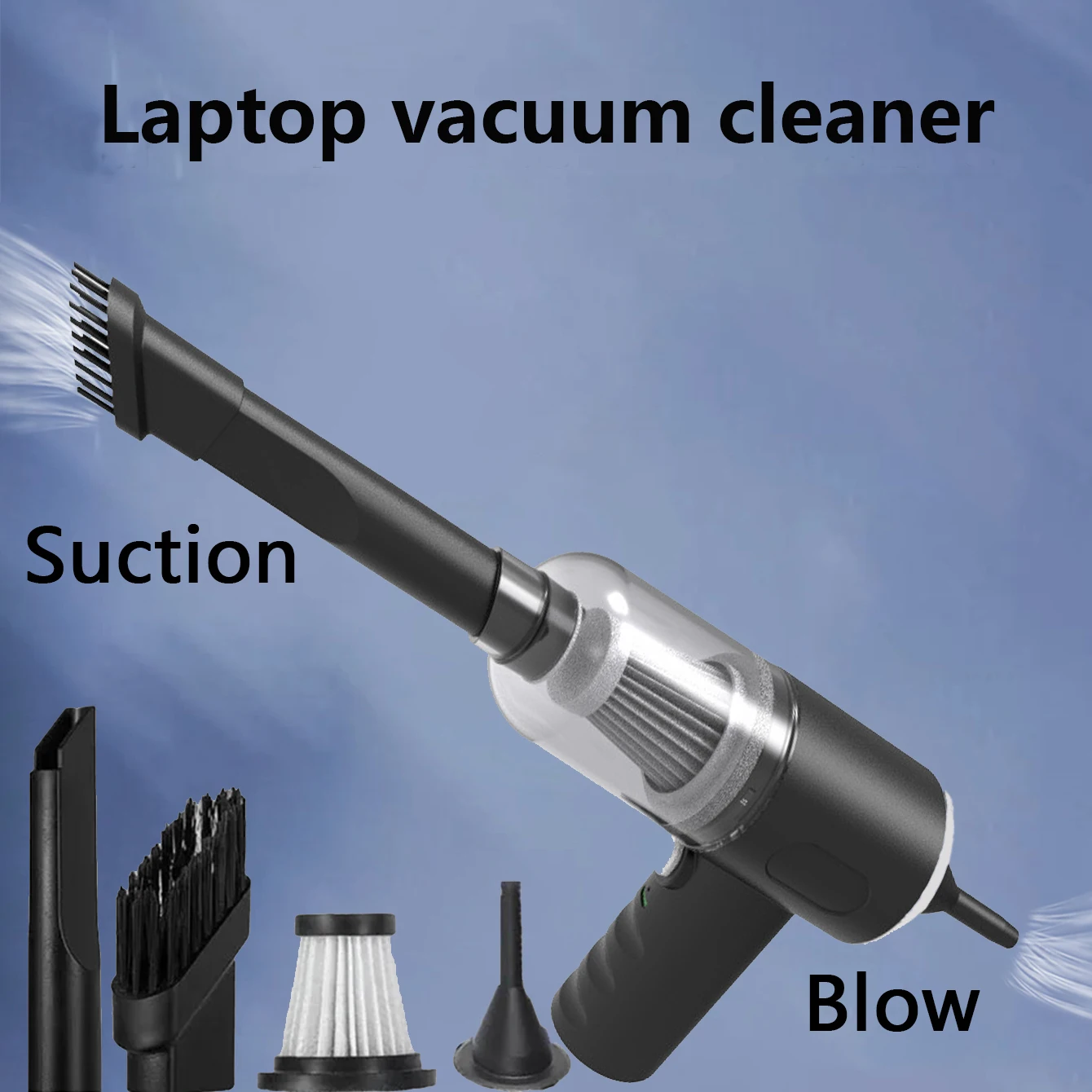 Vacuum Cleaner For Computers and Keyboards Handheld Vacuum Wireless Cleaner Powerful High-Power Charging Home PC Use Indoor 6