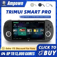 Trimui Smart Pro Console de jeu portable 4.96 ''écran IPS système Linux Joystick éclairage rvb Trimui rétro Console de jeu vidéo cadeau 1